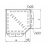 Kolanko korytka 90 stopni 100x60mm KKJ100H60 166210