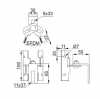 Uchwyt do blachy trapezowej regulowany RUBTE 899501