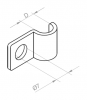 Uchwyt kablowy fi 28mm UDF28 405528 /100szt./