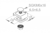 Uchwyt śrubowy USS N 900201 /100szt./