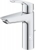 Bateria umywalkowa Grohe Eurosmart jednouchwytowa, rozmiar M, chrom, ogranicznik przepływu 5,7 l/min., głowica Ceramiczna 28 mm, zestaw odpływowy z drążkiem, osobne kanały wodne