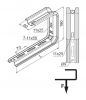 Wspornik 180mm 270mm WFC200 720320
