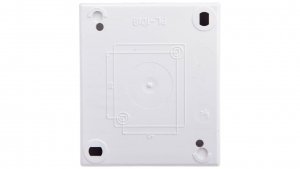 Simon Aquarius Gniazdo hermetyczne pojedyncze z/u IP54 z przesłoną torów i klapką dymną białe AQGZ1z/11a