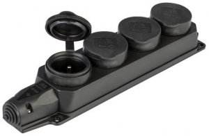 Listwa gumowa 4x230V IP44