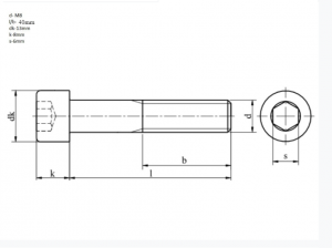Śruba imbusowa M8*40mm