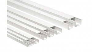 Kanał kablowy z pokrywą CP 100x100 biały /2m/ ECCP100100B