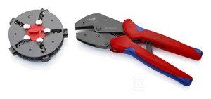 Szczypce MultiCrimp® do zagniatania z magazynkiem wymiennym z osłonkami wielokomponentowymi czernione 250 mm 33 02 97