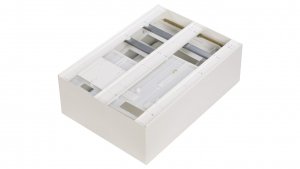 Szafka licznikowa natynkowa/podtynkowa (uniwersalna) 2-licznikowa 1 i 3-fazowy 27 modułów IP30 RU-2L-P-27 Z