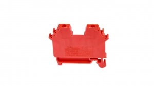 Złączka szynowa 2-przewodowa 2,5mm2 czerwony V0 ZUG-2,5 A11-A137