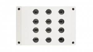 Obudowa kasety 12-otworowa 22mm szara IP67 M22-I12 222688