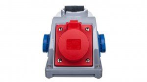 Gniazdo stałe z wyłącznikiem 0-1 16A 5P 400V   2x 2P Z 230V IP44 COMBO-POL 96061542W
