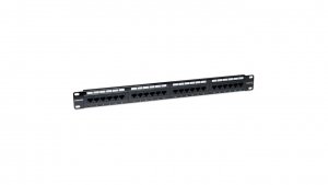 Panel Krosowy PatchPanel 1U Rack 19 UTP 24x RJ45 Cat5e