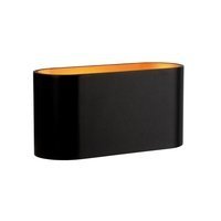 Oprawa elewacyjna SQUALLA G9 KINKIET G9 250V IP20 80x80x160mm CZARNY ZŁOTY