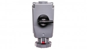 Zestaw instalacyjny z gniazdem 125A 5P (0-1) czerwony 145-6w