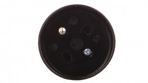 Gniazdo proste S 6 16 A 2P+Z 250V czarne 32-12102.07P01