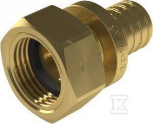Półśrubunek mosiężny z płaskim uszczelnieniem GW ultraLINE - 25 G1 2510105006