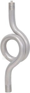 RURKA SYFONOWA SPIRALNA 2X G1/2  PN25