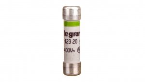 Wkładka bezpiecznikowa cylindryczna 8,5x31,5mm 20A gG 400V 012320