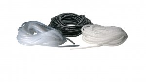 Wężyk ochronny spiralny P 3 mm 5 mm transparentny /25m/ ECP03