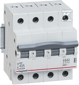 Rozłącznik izolacyjny RX3 40A 4P 419330