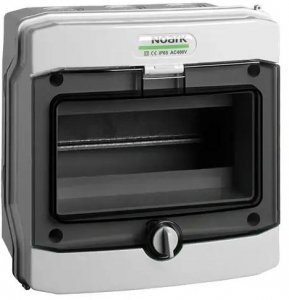 PLASTIKOWA OBUDOWA INSTALACYJNA Natynkowa IP65 1X8 modułów. PHS 8T NOARK 101493