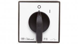 Łącznik krzywkowy 0-1 1P 16A natablicowy bez płytki przedniej Łuk 16-52 IP-65 921652