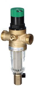 Filtr mini-plus z regulatorem ciśnienia, 3/4 cala, z opłukiwaniem