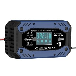 Prostownik automatyczny z LCD 24V 5A / 12V 10A LiFePO4 / AGM
