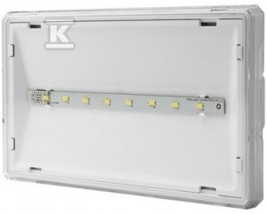 OPR.EXIT S IP65 LED 3W 1H 1-ZAD. AT BIA?
