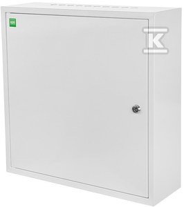 Rozdzielnica natynkowa metalowa z zamkiem KRAFT 3x24 PE+N IP30