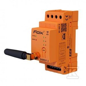 Monitor energii elektrycznej WI-FI 3F+N,FOX ENERGY 3, WI-MEF3 100A WI-MEF-3-100