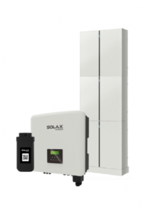 Magazyn energii bateria T30(9kWh) + Falownik hybrydowy PV SOLAX X3-Hybrid-D-G4 6kW