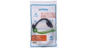 Kabel HDMI-HDMI M/M 4K*30Hz 1.8m Czarny Manhattan