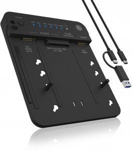 Stacja klonująca i dokująca IcyBox IB-2913MCL-C31 dla M.2 NVMe SSD i HDD 