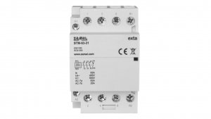 Stycznik modułowy instalacyjny 63A 3Z 1R 230V AC typ: STM-63-31 EXT10000301