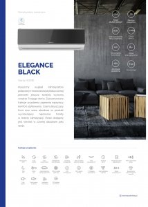 HYUNDAI Klimatyzator ścienny 5,3kW ELEGANCE BLACK HRP-M18EBI + HRP-M18EBO