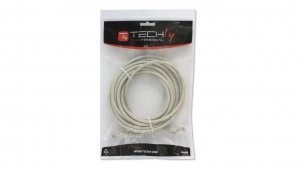 Patchcord Cat5e UTP szary CCA ICOC CCA5U-010T /1m/