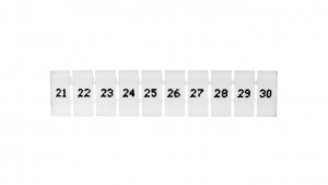 Oznacznik do złączek EZU-5/21-30 biały R34RR-07060001410 /100szt/