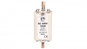 Wkładka bezpiecznikowa NH00 100A 440V DC WT-00 004110212