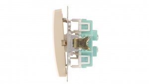 Simon Basic Łącznik schodowy podwójny beżowy BMW6/2.01/12