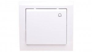 KIER Przycisk /dzwonek/ biały ŁP-6W/00