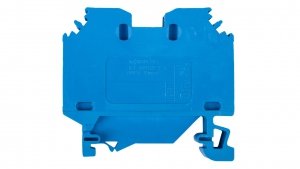 Złączka szynowa 2-przewodowa 10mm2 niebieska 284-104