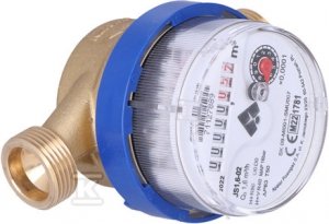 WODOMIERZ JS1,6 L-STD,R80, DN15, ZW