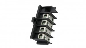 Listwa zaciskowa czteropolowa typu Zgx 4x35mm2 czarna GEP-00170