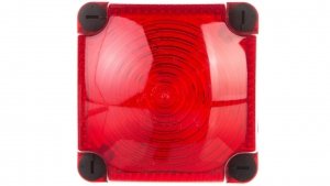 Sygnalizator ostrzegawczy czerwony 24V DC LED stały IP66 853.100.55