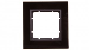 Berker B7 GLAS Ramka pojedyncza pozioma/ pionowa szklana antracytowa 10116616
