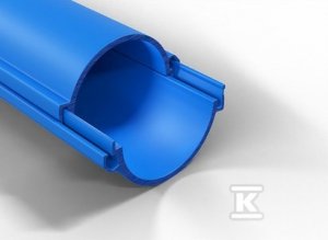 Rura dzielona w odcinkach średnica 160mm QRD 160 niebieska /3m/