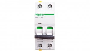 Wyłącznik nadprądowy 2P C 16A 6kA AC iC60N-C16-2 A9F04216