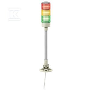 Kolumna świetlna, Harmony XVG, średnica 60 mm, czerwony, pomarańczowy, zielony, brzęczyk, IP40, 24 V AC/DC XVGB3SM