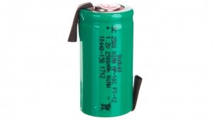 Akumulator Ni-MH Sub-C 1,2V 2500mAh HP-10C FT 1Z /blaszki lutownicze/ 72806